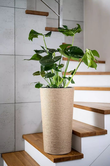 Adoni Plastic Flower Pot Natural 57x32x57cm Adoni Plastic Flower Pot Natural 57x32x57cm