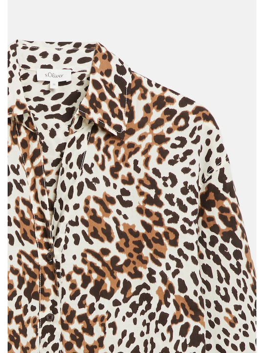 Long Sleeve Women's Shirt Brown