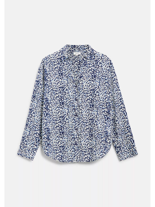 Дамско Памучно Поло Светлосиньо