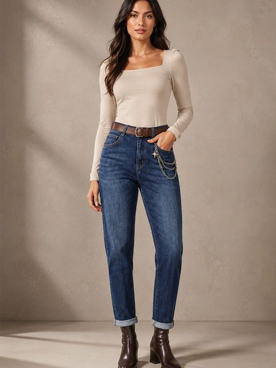 Hochgebirge Damen Jeans Hosen in Mom Passform