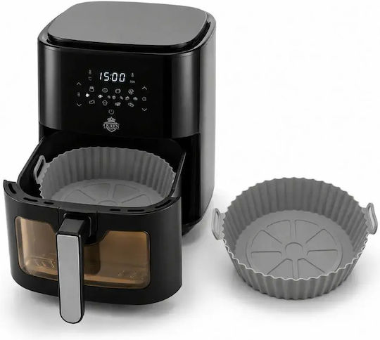 Queen Heißluftfritteuse 6,5lt Schwarz KK-01