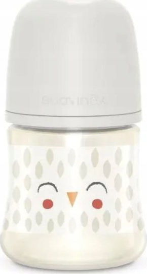 Suavinex Plastic Baby Bottle Anti-colic with Silicone Teat for 0+ Months Beige 150ml