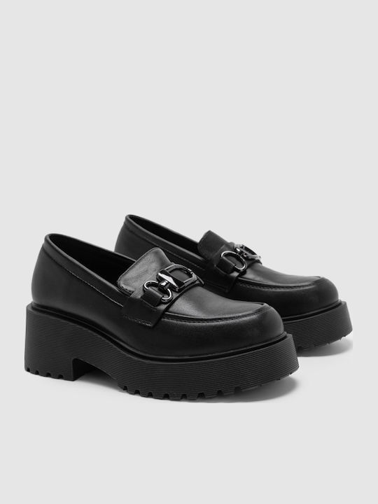 Damen Mokassins in Schwarz Farbe