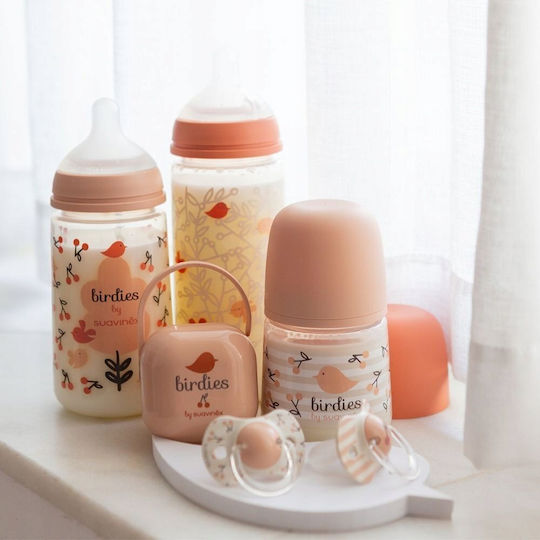 Suavinex Plastic Baby Bottle Sx Pro Anti-colic with Silicone Teat for 0+ Months Pink 150ml