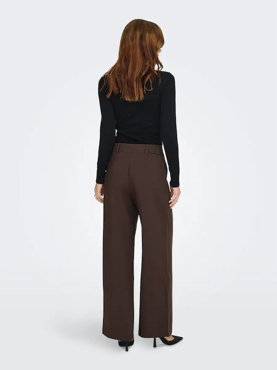 Women's Fabric Brown Pantaloons