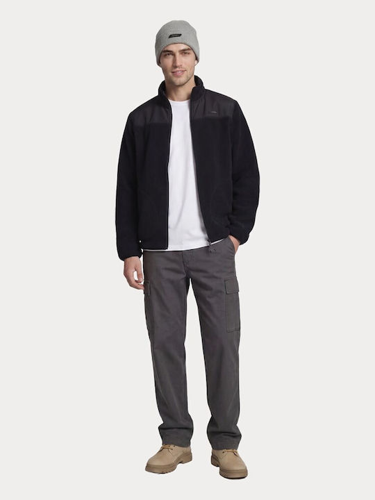 Jachetă Fleece pentru Bărbați Neagră