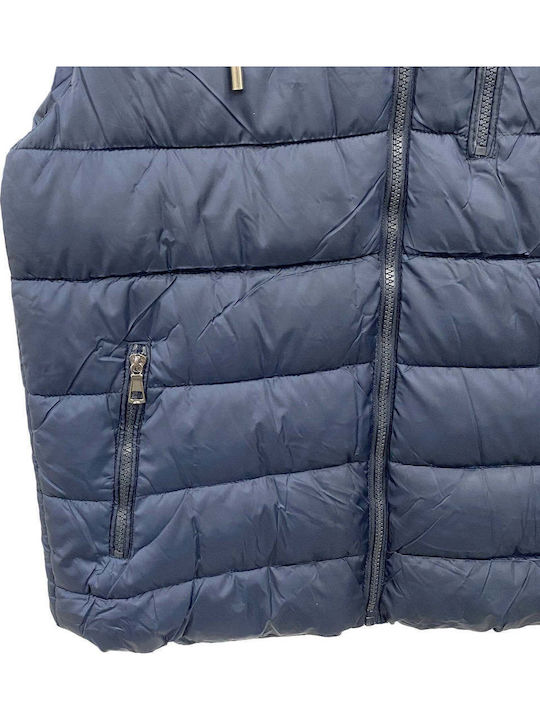 Ärmelloses Herren Jacke Blau
