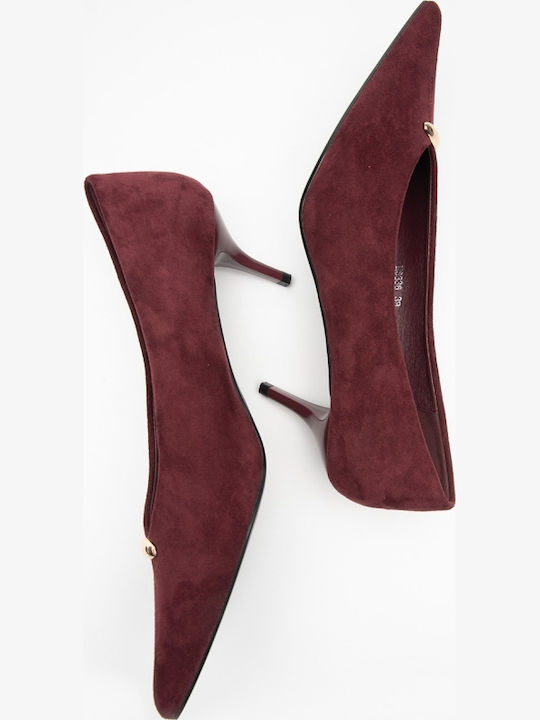Suede Γόβες Μπορντό