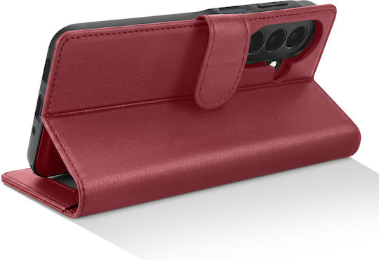 Mayaxess Rfid Blocking Wallet Case Samsung Galaxy A16 Detachable Cover Red