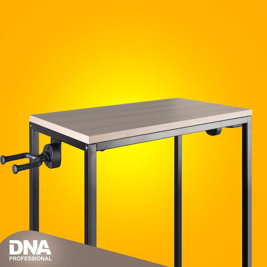 Dna Gbox Стойка За Китари До 5 Китари Под На Земята Черна Стоманена Аксесоарна Рафт С 3 Разделителя 2 Странични Държачи Гравитационно Активиран Заключващ Лост 120 См До 60 Кг Комплект