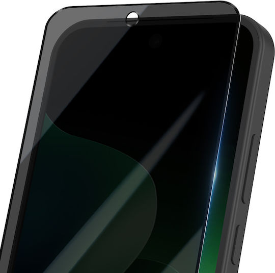 Avizar Gehärtetes Glas Xiaomi Redmi 17 5G Datenschutz Stoßfest Schutz Transparent Schwarz