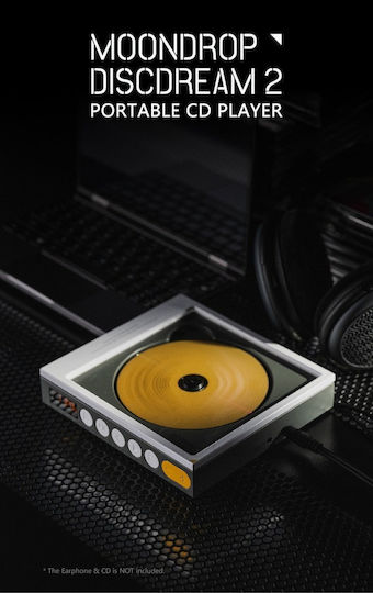 Moondrop Tragbares Radio-CD-Spieler mit CD / USB