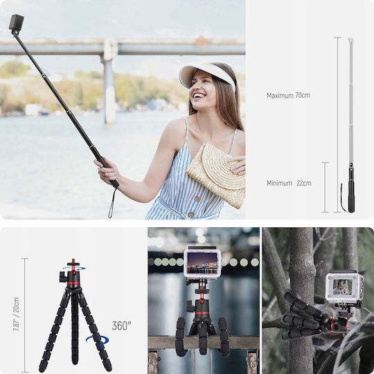 Комплект за монтаж Neewer 50 1 основи Gopro Sjcam Xiaomi Dji Insta360 Gp-50