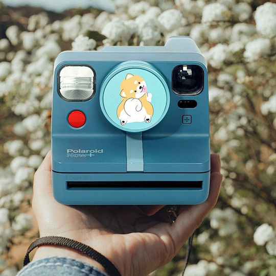 Loveinstant 3m Decorative Sticker Cover for Polaroid Now+ Camera Blue Dog