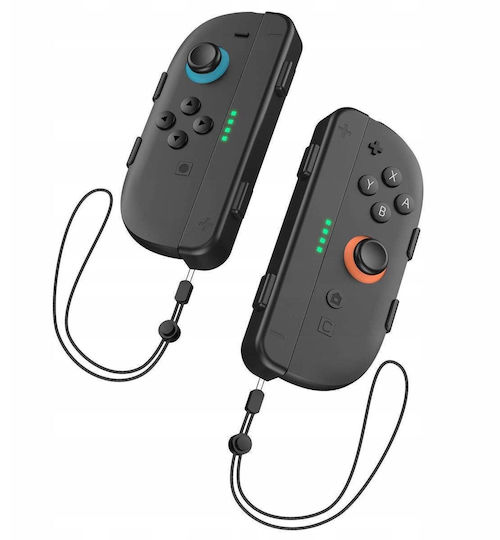 Jys 2x Vertikale Griffe Joy-con + Armband Nintendo Switch 2 Schwarz Sb11088