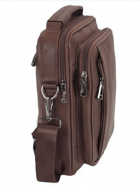 Leder Herren Schulter / Crossbody Braun Tasche