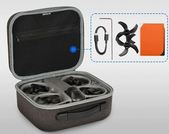 Sunnylife Case Case Carrying Hard Case Remote Control Rc 2 + 5 Batteries Dji Avata 360 At3-b178-gy B178 Grey Sb11965
