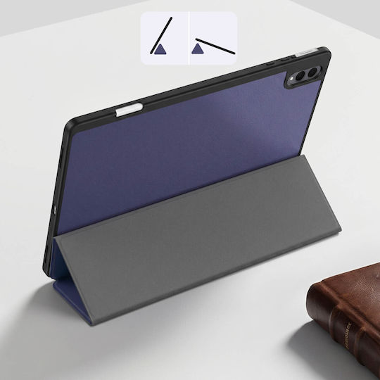 Avizar Case Samsung Galaxy Tab S12 Plus Stand Function Pen Holder Night Blue