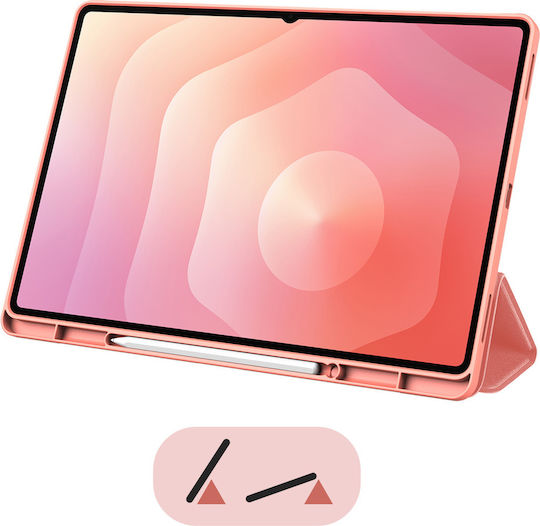 Dux Ducis Case Samsung Galaxy Tab S12 Plus Domo Tri-fold Shockproof Pink
