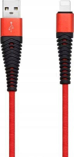 USB-A to Lightning Cable Red 2m