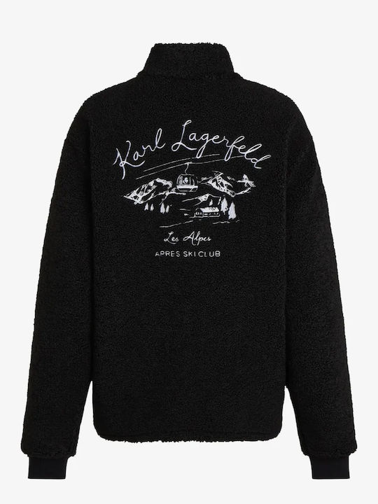 Ανδρική Ζακέτα Fleece Μαύρη