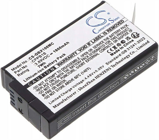 Wiederaufladbare Cameron Sino GoPro Max2 Max 2 Typ Cppb1b 1800mAh Cs-gbx100mc