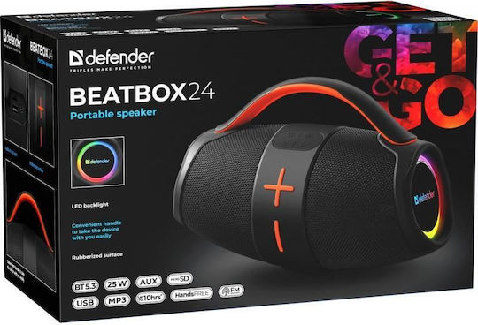 Defender Beatbox 24 Bluetooth Speaker 25W Black