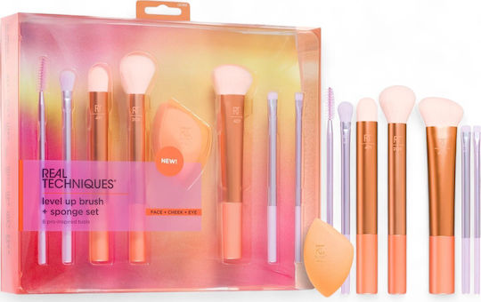 Professionelles Set mit Make-up Pinsel & Schwämme für Konturierung 7 Stück