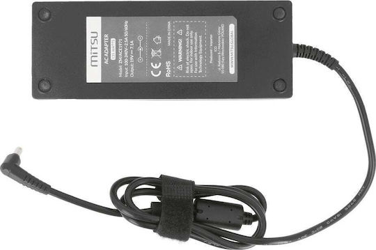 Mitsu Laptop Charger 135W 19V 7.1A for Acer with Detachable Power Cable