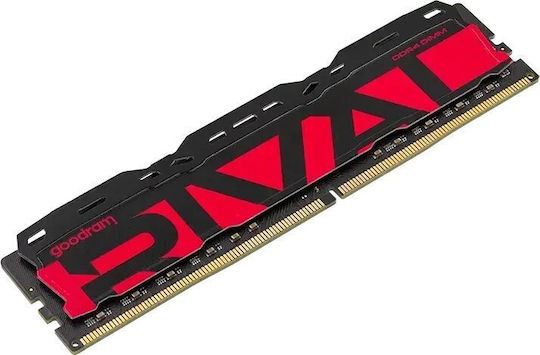GoodRAM RIVAL Radiant Red DDR4 16GB RAM με 2x8GB Modules και Ταχύτητα 3200 για Desktop
