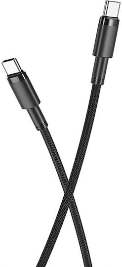 Leewello LW-233 USB 2.0 Kabel USB-C männlich - USB-C 100W PD Schwarz 1m 783223-2-MAUR