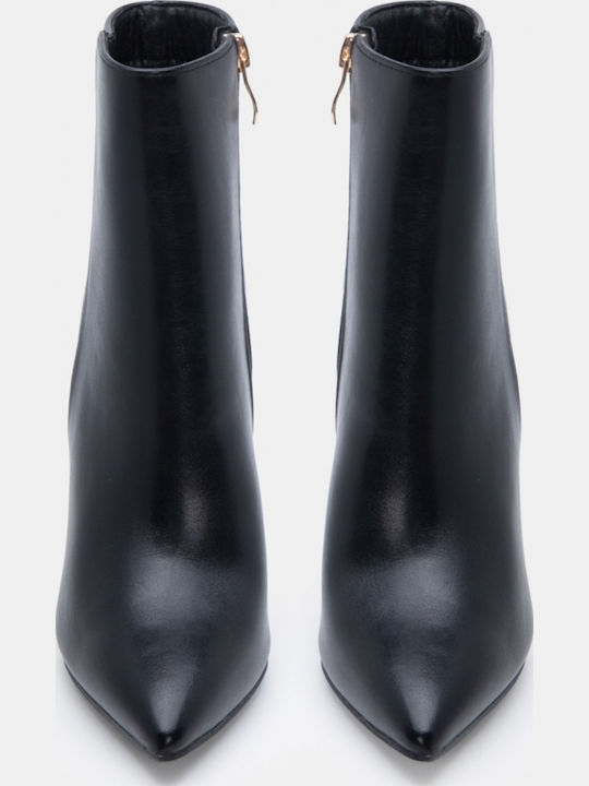 Women's Ankle Boots with High Heel Black