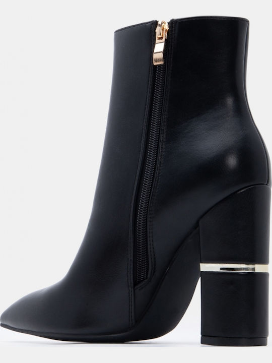 Women's Ankle Boots with High Heel Black