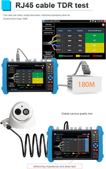Noyafa NF-716 Tester Καλωδίων Δικτύου HDMI / RJ45 Ψηφιακό