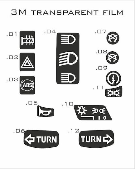 Switch Symbols Stickers Bmw R1100gs R1100rt R1100rs R850rt R850gs 16pd59