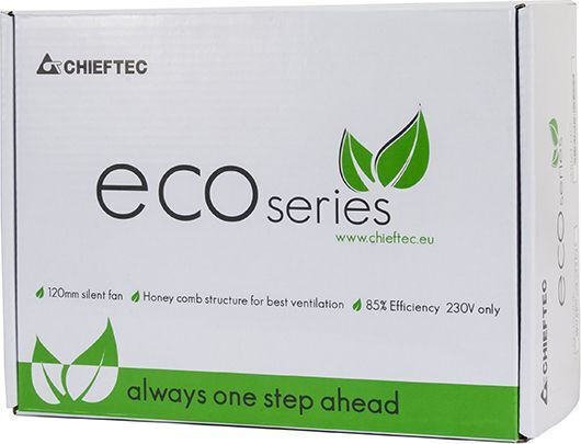 Chieftec Eco 700W Black Computer Power Supply Full Wired
