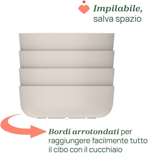 Carriwell Children's Food Bowl Made of Gray Silicone