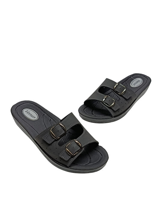 Women's Flat Sandals Black