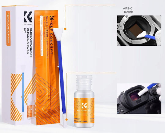 Sensor Cleaning Kit Kf 16mm APS-C Viewfinder Liquid 5 Spatulas Kf08.080