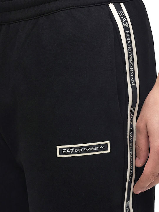 Sweatpants with Elastic Black