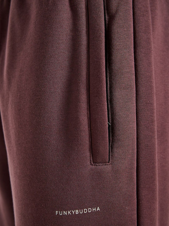 Herren-Sweatpants mit Gummizug Lila