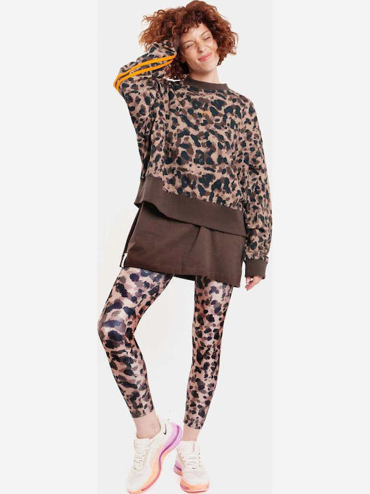 Lynn Everyday Women's Cropped Leggings High Waist Brown