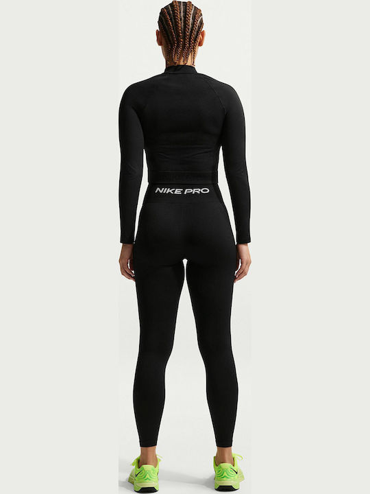 Dri-FIT Pro Training Γυναικείο Cropped Κολάν Μαύρο