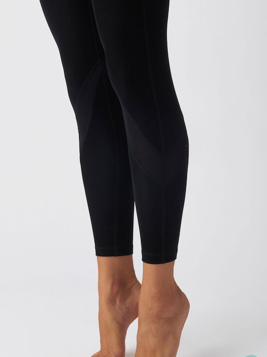 Damen Leggings Hohe Taille Schwarzes
