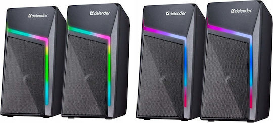 Defender Stellar Computerlautsprecher 2.0 Mit Leistung 6W Schwarze