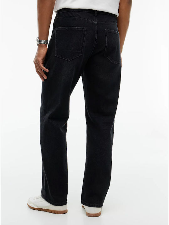 Herren Jeanshose Tapered Schwarz