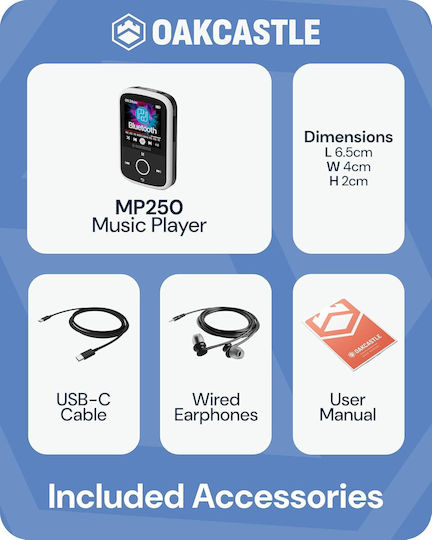 Majority Go MP3 Player (16GB) Black