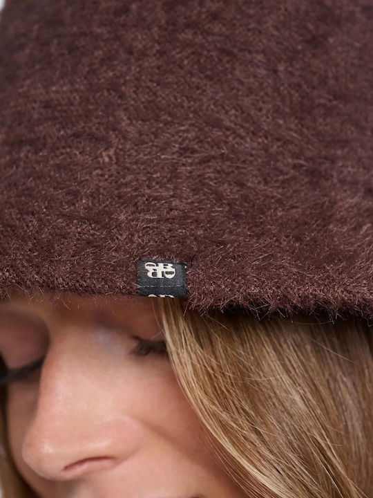 Rino&Pelle Women's Knitted Bucket Hat Brown