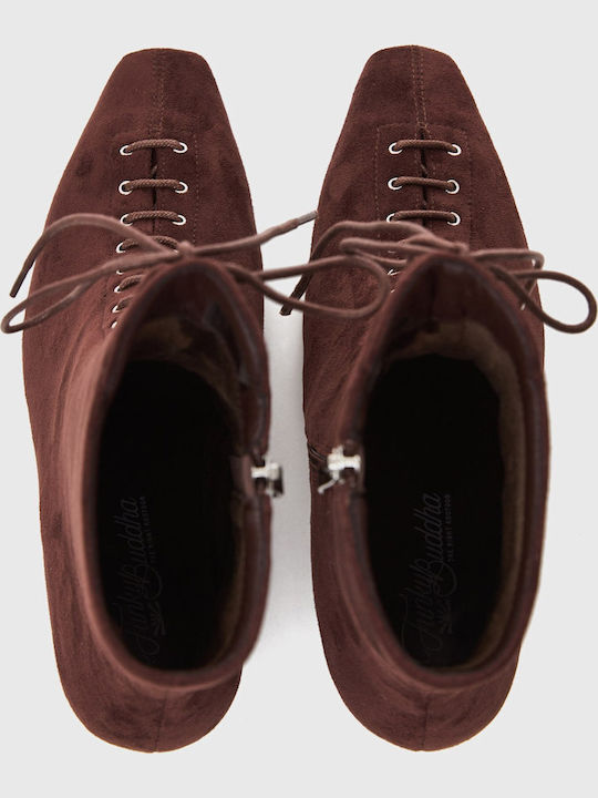 Damen Stiefeletten Braun