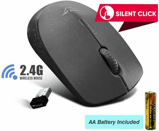 Alcatroz Airmouse 3 Безжичен Ергономичен Мишка Carbon